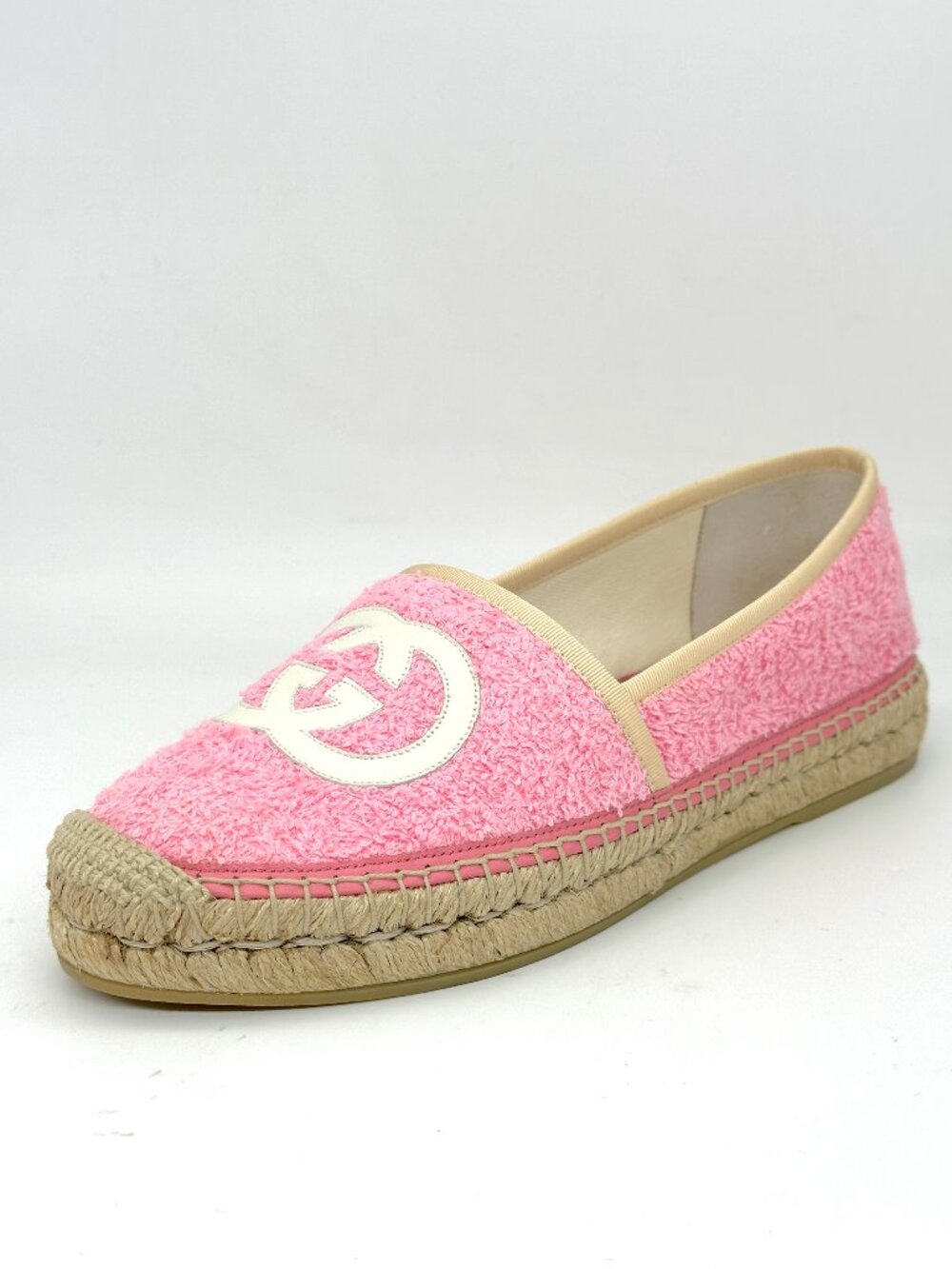 Gucci GG Logo Monogram Terry Espadrilles Flats Shoes - Picture 15 of 15